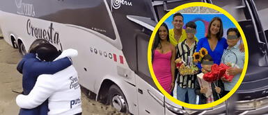 Karla Tarazona tuvo que TRANQUILIZAR a los hijos de Christian Domínguez tras su accidente Karla Tarazona tuvo que tranquilizar a los hijos de Christian Domínguez tras su accidente