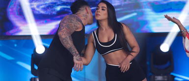 Chávarrri y Onelia no tuvieron problemas para saludarse en el set de Esto es Guerra. ¡Inesperado! Así fue el reencuentro de Diego Chávarri con Onelia Molina en 'Esto es Guerra'