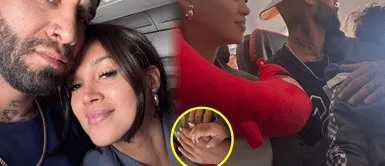 Angie Arizaga y Jota Benz salen del país Angie Arizaga y Jota Benz dejan el Perú con su bebé por conmovedor motivo: "Parece un sueño"