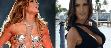 Maria Pia Copello sorprende al imitar a JLo Maria Pia Copello impacta al replicar el icónico look plateado de JLo en el Super Bowl 2020