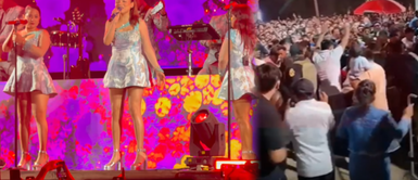 Concierto de Corazón Serrrano termina mal Caos en concierto de Corazón Serrano: aglomeración en show deja varios heridos