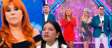 Magaly Medina encara a Armonía 10 Magaly Medina increpó en vivo a Armonía 10 por no cumplir con pago a viuda de Paul Flores: "Es un deber"