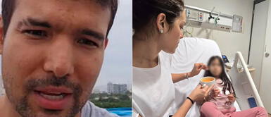 La pareja alarmó al compartir que tuvieron que internar a una de sus hijas. Karen Schwarz y Ezio Oliva PREOCUPADOS por el estado de salud de su hija: La hospitalizaron de emergencia