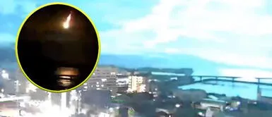 "Bola de fuego" sorprende a japoneses. Aparece gran "bola de fuego" en cielo de Japón: la noche se hizo de día