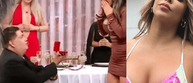 Alfredo Benavides le pide matrimonio a Gabriela Serpa Alfredo Benavides le pide matrimonio en vivo a Gabriela Serpa y la joven acepta ilusionada