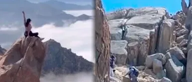 Último video de joven que falleció al caer de cerro en Trujillo. Caída mortal en Trujillo: video muestra últimos momento de joven que falleció al caer junto a su perro del cerro Chiputur