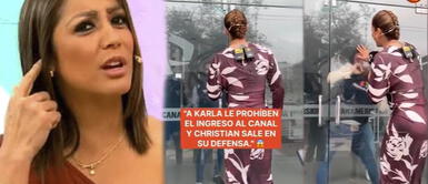Karla Tarazona parodia escena protagonizada por Gisela. Karla Tarazona es ‘PROHIBIDA’ de entrar a Panamericana y Christian Domínguez se ‘ENFRENTA’ a hombre de seguridad del canal