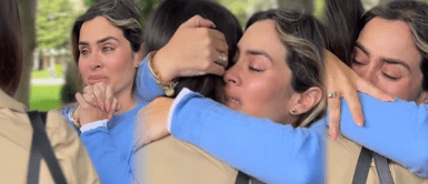 Ethel Pozo se despide de su hija Ethel Pozo llora desconsolada al despedir a su hija mayor: “Tristeza de no poder verla todos los días”