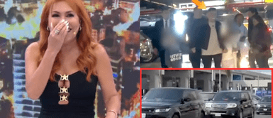 Magaly Medina arremete contra Cueva Magaly Medina arremete contra Cueva y lo califica de “huachafo” por escoltas: “Si lo voltean, no le cae nada de los bolsillos”