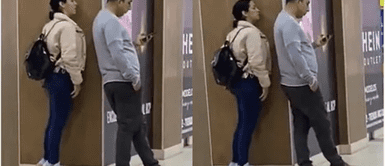 Captan a mujer revisando el celular de su pareja Mujer es captada espiando el celular de su pareja y desata polémica en redes: "El que busca, encuentra"