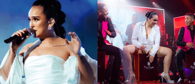 Daniela Darcourt Daniela Darcourt derrochó talento al tocar cajón y bailar marinera en su concierto: así fue el show