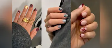 diseños de uñas cortas 2025 10 diseños de uñas cortas para probar este invierno 2025: minimalistas, con brillos y nail art