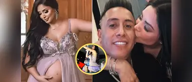 Pamela Franco embarazada de Christian Cueva ¿Pamela Franco está embarazada de Christian Cueva? Alarmas se disparan tras ser vista con abultada pancita en show