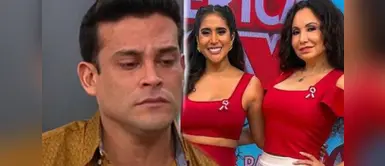 Christian Domínguez reacciona a elección de Janet Barboza Christian Domínguez se decepciona de Janet Barboza por preferir que Melissa Paredes regrese a 'América Hoy'