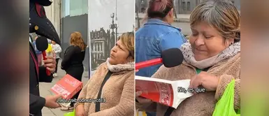 Peruana viral por biblia Peruana se niega a romper la Biblia por dinero, pero acepta tras recibir S/20 más: "Necesito para el pasaje"