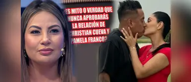 Pamela López sorprende al apoyar relación de Cueva con Pamela Franco Pamela López sorprende al respaldar relación de Cueva con Pamela Franco: "Ambos merecen estar juntos"