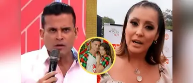 Christian Domínguez Christian Domínguez reaparece con Karla Tarazona tras acusaciones de su hija mayor de ser un padre ausente