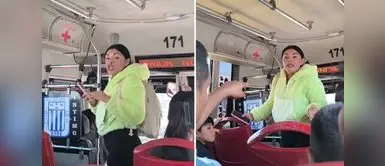 Incidente causó indignación entre los pasajeros. Policía exige viaje gratis, llama a siete agentes y detienen a chofer: pasajeros registran todo en video