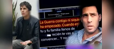 Productor muestra amenazas que habría recibido de Gustavo Salcedo Productor revela aterradores mensajes de Gustavo Salcedo antes del ataque: “La guerra ni siquiera ha empezado”