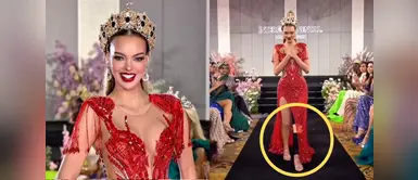 Flavia Lopez Flavia Lopez conmueve al público del MGI al desfilar con rodillera inmovilizadora tras grave accidente: “Reina con coraje”