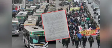 Acuerdos firmados por transportistas y el Gobierno ¡SE LEVANTA EL PARO! Estos son los acuerdos entre el Gobierno y los gremios de transportistas para reanudar el servicio en Lima y Callao