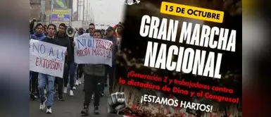 Universitarios han conocado a una marcha para el 15 de octubre. Transportistas se han sumado Confirman marcha nacional para el 15 de octubre: gremios de transporte y estudiantes se unen