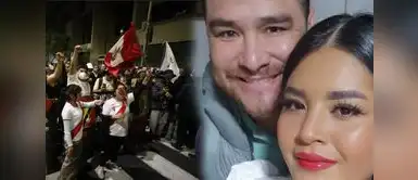 Esposa de Paul Flores asistió a la marcha del 15 de octubre y no pudo contener las lágrimas al vivir la vilencia de la PNP. Esposa de Paul Flores SE QUIEBRA durante marcha al sufrir VIOLENCIA de la PNP: "Tuvimos que escondernos"