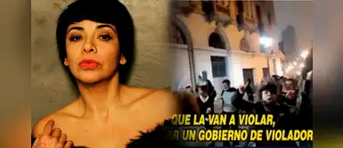 Tatiana Astengo captada insultando a policía Tatiana Astengo captada insultando a policía en marcha nacional: "Para tu hija que la van a …"
