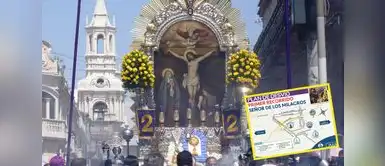 Toma en cuenta los desvíoos por la salida del Señor de los Milagros. Señor de los Milagros: Desvíos y rutas alternas de Metropolitano, corredores y Aerodirecto por la procesión este 19 de octubre