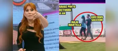 Magaly Medina Magaly Medina amenaza a Gustavo Salcedo tras verlo con Maju y acusarla de manipular los audios: “Saco grabación y quedas peor”
