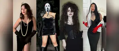 Halloween 2025: ideas de disfraz con vestido negro 10 disfraces con vestido negro que arrasarán este Halloween 2025: elegancia y misterio