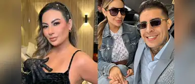 Pamela López y Paul Michael Pamela López y Paul Michael demuestran conexión con matching outfits blancos en medio de propuesta de matrimonio