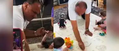 El empresario Mauricio Diez Canseco celebra Halloween con sus mellizos, Doménico y Valentina, en una reunión familiar junto a su novia Aixa Sosa. Brad Pizza celebra Halloween junto a su novia Aixa y sus mellizos