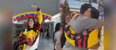 Korina Rivadeneira llega a Venezuela Korina Rivadeneira regresa a Venezuela tras 10 años y protagoniza conmovedor reencuentro familiar