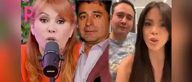 Magaly Medina aclara vínculo con Sir Winston Magaly arremete contra Peluchín por insinuar vínculos de su esposo con Sir Winston, pareja de Sheyla Rojas