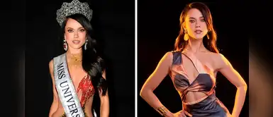 Karla Bacigalupo impacta en presentación del Miss Universo 2025 Karla Bacigalupo