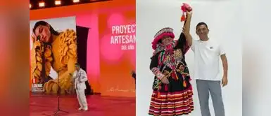 Jorge Luis Salinas se lleva el premio en los Latin American Fashion Awards 2025 destacando a Gamarra y sus artesanas. Jorge Luis Salinas galardonado en los Latin American Fashion Awards 2025: honra a Gamarra y a las artesanas peruanas