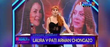 Pati Lorena y Laura Spoya entraron en dimes y diretes. Magaly Medina CRÍTICA a Pati Lorena por INSINUAR que Laura Spoya le fue infiel al padre de sus hijos: “Uno no se puede divertir cuando su honor está en juego”