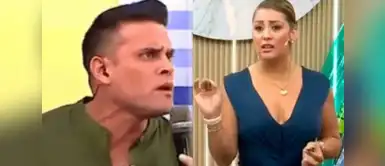 Christian Domínguez tilda de ‘violenta’ a Karla Tarazona. Christian Domínguez acusa de ‘violenta’ a Karla Tarazona tras fuerte discusión y ella arremete: “Los males se cortan de raíz”