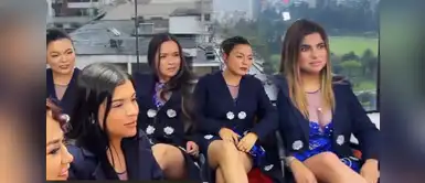 Integrantes de Corazón Serrano pasan incómodo momento Cantantes de Corazón Serrano encaran a conductor ecuatoriano por incómodas preguntas: "Muy morbosa, la verdad"