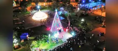 Habrá espectáculos con las luces. Navidad 2025: Circuito Mágico del Agua estrenará show de luces y drones a puerta de las festividades