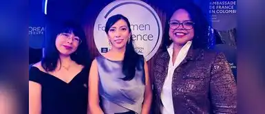 Denisse Ruelas junto a las otras dos ganadoras del premio "L’Oréal For Women in Science". “La ciencia en el Perú es para valientes”: Denise Ruelas reflexiona sobre la brecha de género y los desafíos de investigar en el país