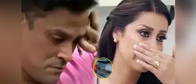 Karla Tarazona y Christian Domínguez sufrieron fuerte accidente Karla Tarazona y Christian Domínguez sufren FUERTE accidente vehicular: este es el estado actual de la pareja