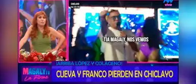 Cueva deja en shock a Magaly Medina Cueva deja en shock a Magaly Medina con saludo en pleno concierto y ella lo parcha: "Falta que me diga..."