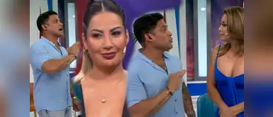 Christian Domínguez se molesta con Karla Tarazona Christian Domínguez 'EXPLOTA' contra Karla Tarazona tras compararlo con Pamela López: “A mí no me bromees con ella”