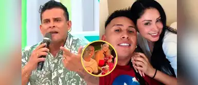 Christian Domínguez reacciona a Christian Cueva luego de exponer salida con su hija con Franco. Christian Domínguez confronta a Christian Cueva tras exponer salida de su hija con Pamela Franco: "¿Cómo se te ocurre?"