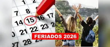 Calendario oficial Perú 2026: revisa feriados, días no laborables y fines de semana largos del nuevo año. Calendario 2026 Perú: conoce los feriados, días no laborables y fines de semana largos que trae el nuevo año