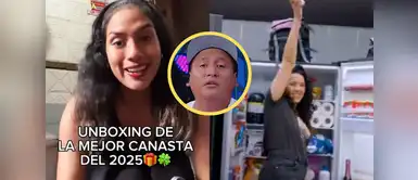 Trabajadora peruana revela regalo navideño de Jorge Luna que supera todas las expectativas. Trabajadora peruana muestra obsequio navideño de Jorge Luna con iPhone 17 y refrigerador: "Nuevo rey de las canastas"