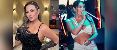 Pamela López sorprende al ganar premio de 'Cantante revelación', y cautiva con un look total black. Pamela López sorprende al ganar premio de 'Cantante revelación' y brilla con un look elegante total black