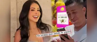 Pamela Franco y Christian Cueva se mofan del yapeo de 280 soles. Pamela Franco y Christian Cueva DESATAN POLÉMICA por videoclip del yape de S/280: “Esto ya se pasó de la raya”